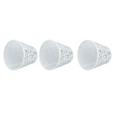 Cloth Lampshade Clip On Installation Modern Fabric Lamp Shades for E14 Bulb Chandelier Table Lamp 3pcs Silver