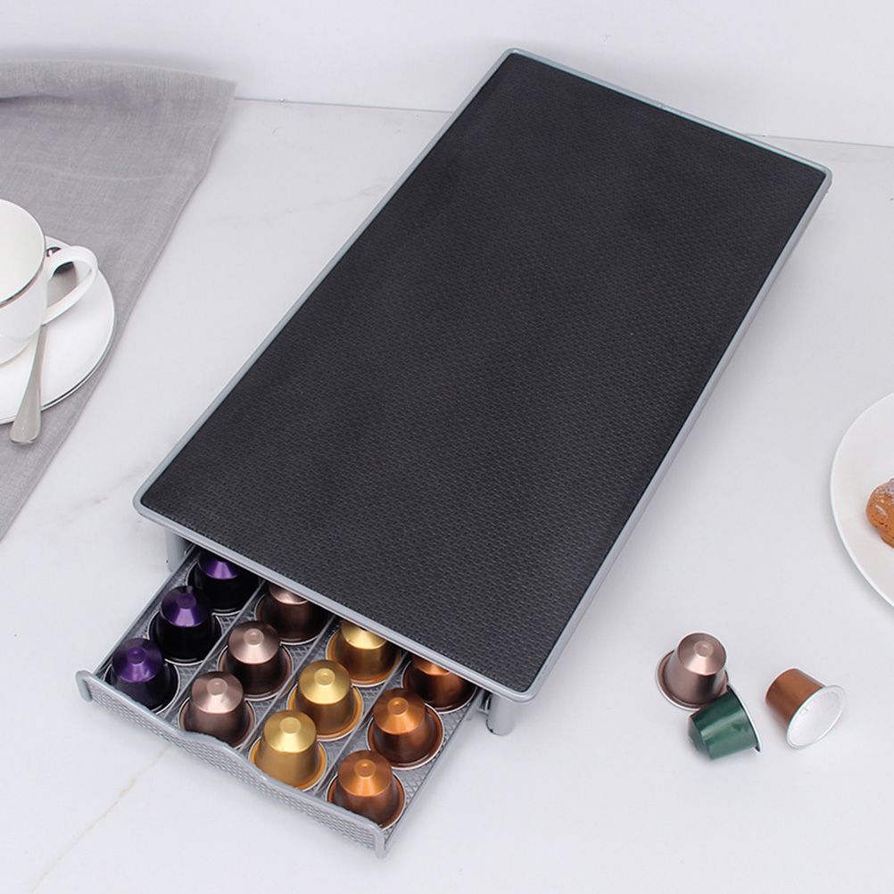 Coffee Capsules Holder Rack Drawer Coffee Box Multifunction Coffee Capsule Stand