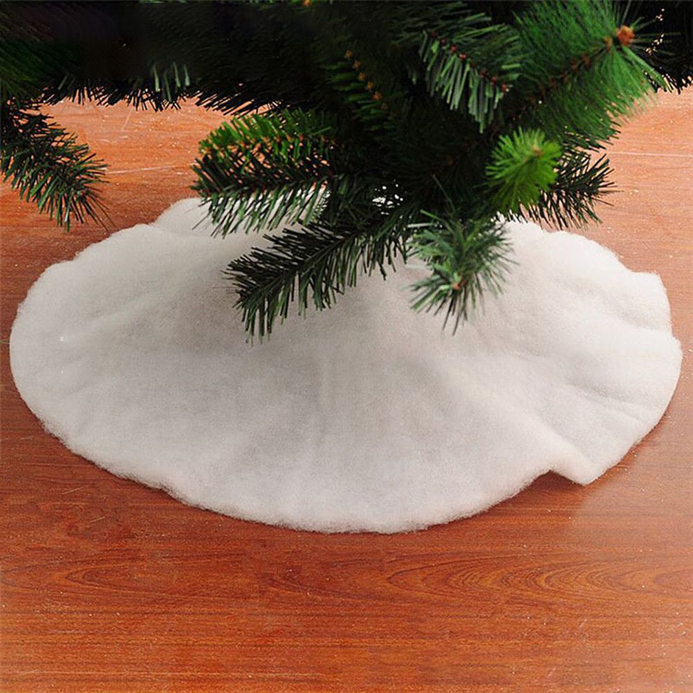 Christmas Snow Cover Blanket Artificial Cotton Blanket Decorations for Christmas Tree Skirt Tables Curtains and Fireplaces