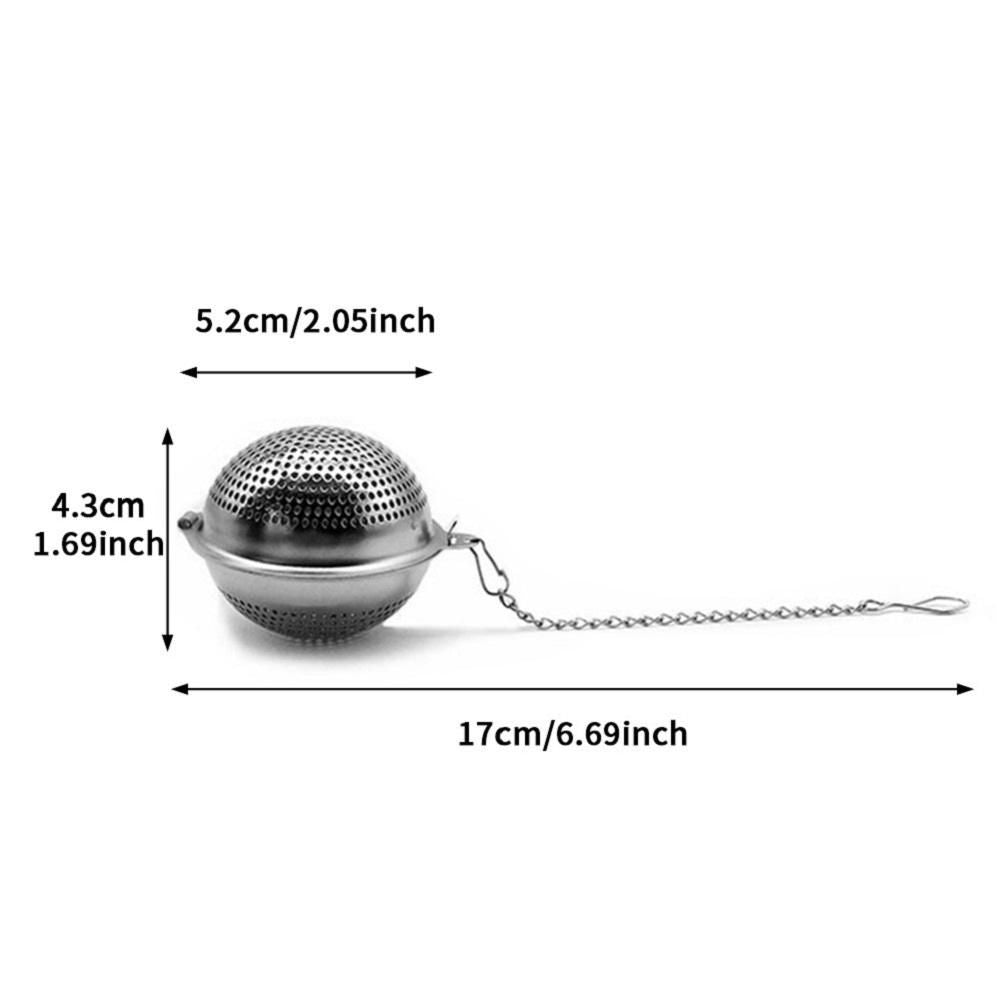 5.2CM Tea Infuser Stainless Steel Mesh Tea Ball Infuser Tea Filter for Loose Tea Leaves Spices Seasonings