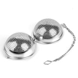 5.2CM Tea Infuser Stainless Steel Mesh Tea Ball Infuser Tea Filter for Loose Tea Leaves Spices Seasonings - Close-Up Angle