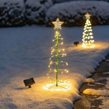 LED Christmas Tree Lights Christmas Tree Spiral String Lamps Xmas Decoration for Garden and Lawn