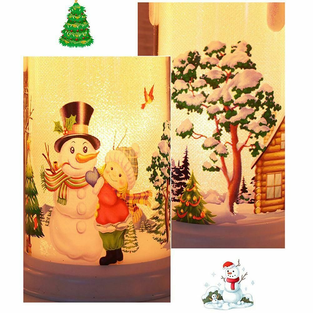 Christmas LED Candle Light Bright Flickering Bulb Battery Operated Realistic Flames Fake Candle