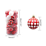 6cm Christmas Ball Ornaments 30 Pieces Of Shatter Proof Christmas Tree Ornaments for 2021 Xmas Holidays Weddings Party