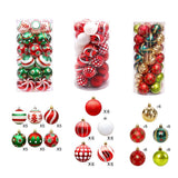 6cm Christmas Ball Ornaments 30 Pieces Of Shatter Proof Christmas Tree Ornaments for 2021 Xmas Holidays Weddings Party - 45-Degree Angle