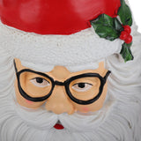 Christmas Snowman Treats Holder Santa Holding Tray Fruit Bowl Rack Resin Home Party Food Snack Storage Rack - Extra Image