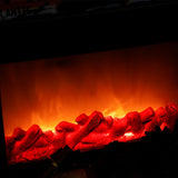 Christmas LED Flame Lamps Simulated Fireplace Light Lamps Flame Effect Light for Outdoor Indoor Table Window Terrace - Rear View