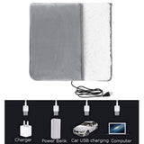 Winter USB Foot Warmer Built In Heater Fast Heating Safe Start Warm Foot Cover Feet Heating Pad Warmer Massager Washable