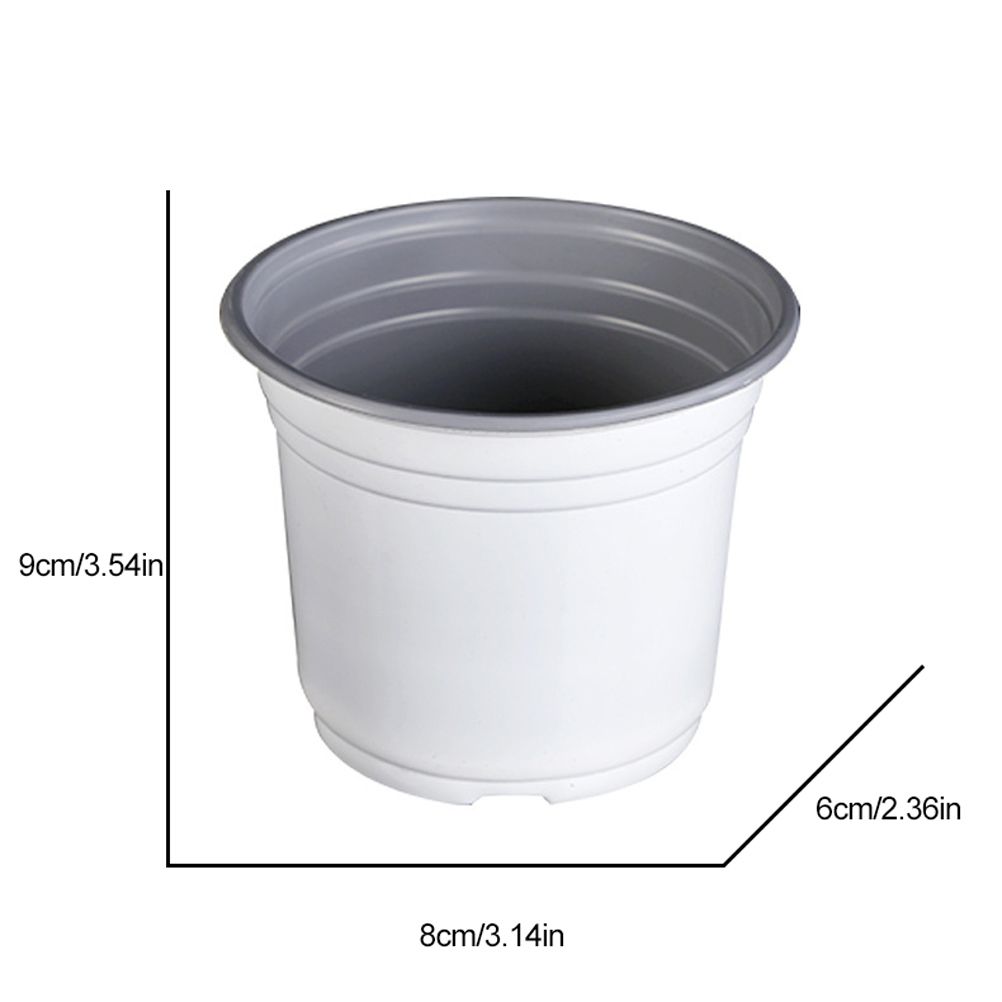 75 Pcs Plastic Plant Flower Pot Nursery Transplanting Pot Seeds Container Garden Decoration