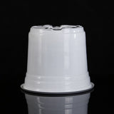 75 Pcs Plastic Plant Flower Pot Nursery Transplanting Pot Seeds Container Garden Decoration - Low Angle