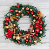 50PCS 4CM Shatterproof Christmas Ball Decorations Christmas Tree Ornaments Electroplating Balls Pendant for Engagements Anniversaries and Parties - Close-Up Angle