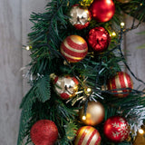 50PCS 4CM Shatterproof Christmas Ball Decorations Christmas Tree Ornaments Electroplating Balls Pendant for Engagements Anniversaries and Parties