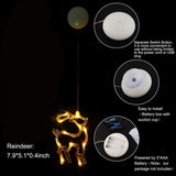 LED Christmas Lights Window Suction Cup Chandelier Lamp Decorative Curtain Lights Decor Christmas Decoration
