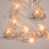 LED Christmas Lights Window Suction Cup Chandelier Lamp Decorative Curtain Lights Decor Christmas Decoration
