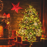 LED Christmas Lights Window Suction Cup Chandelier Lamp Decorative Curtain Lights Decor Christmas Decoration - Extra Image