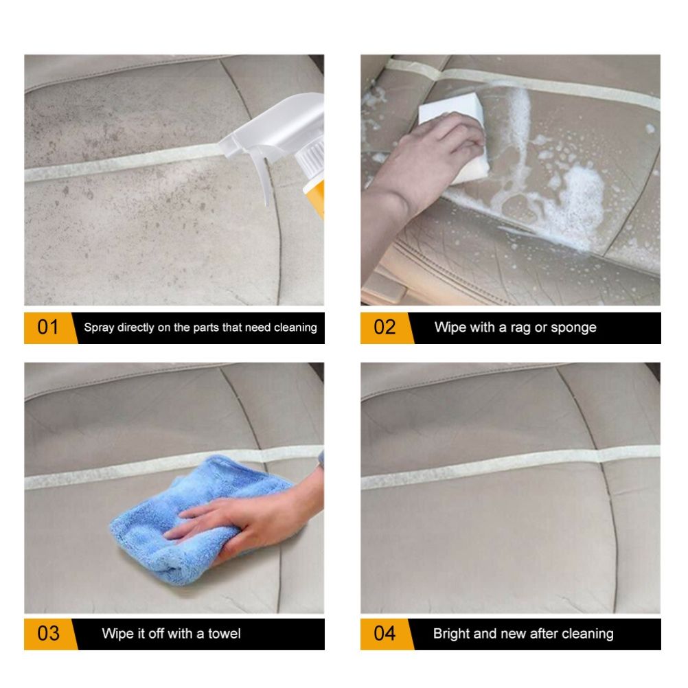 250ml Multi Purpose Foam Cleaner Anti Fading Anti Aging Cleaning Automoive Auto Interior Home Cleaning Foam Cleaner Remove Dirt
