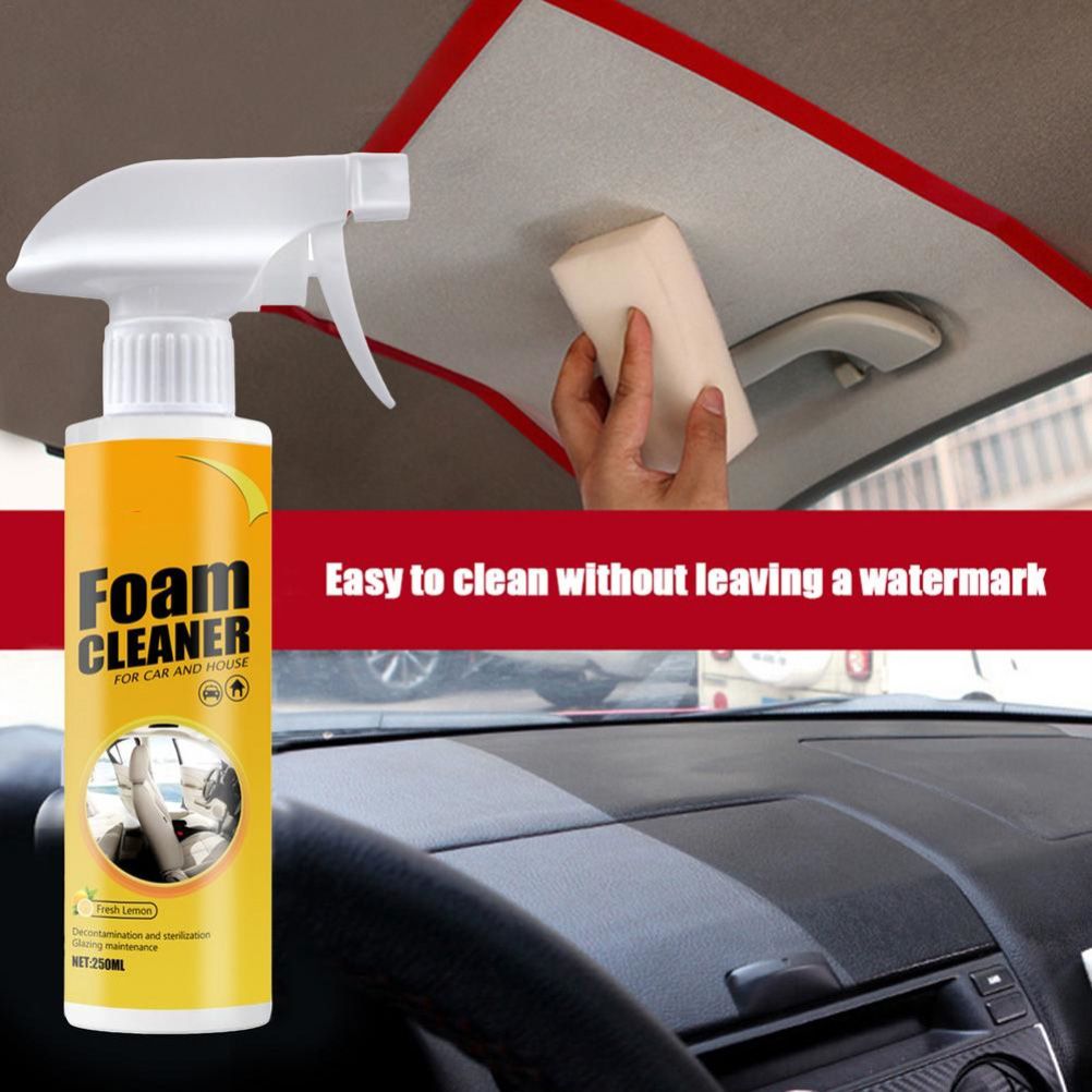 250ml Multi Purpose Foam Cleaner Anti Fading Anti Aging Cleaning Automoive Auto Interior Home Cleaning Foam Cleaner Remove Dirt