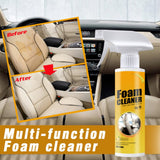 250ml Multi Purpose Foam Cleaner Anti Fading Anti Aging Cleaning Automoive Auto Interior Home Cleaning Foam Cleaner Remove Dirt - Low Angle