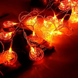 3 Meters LED Halloween String Lights Waterproof Grimace Pumpkin String Light Decorative Lights for Gardens Lawns and Porches