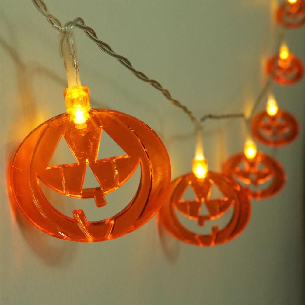 3 Meters LED Halloween String Lights Waterproof Grimace Pumpkin String Light Decorative Lights for Gardens Lawns and Porches