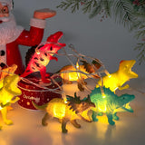 2 Meter 10 LED Fairy Lights Dinosaur String Light Decorative Lamp Party Fun Night Light Children's Room Decoration