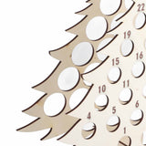 Christmas Advent Calendar Countdown 24 Wooden Christmas Tree Mini Alcohol Holder Wine Bottle Stand Decoration Gifts - Extra Image