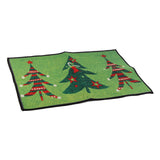 Christmas Doormat Xmas Flannel Floor Mat Merry Christmas Home Entrance Door Mat Anti Slip Floor Rug for Living Room