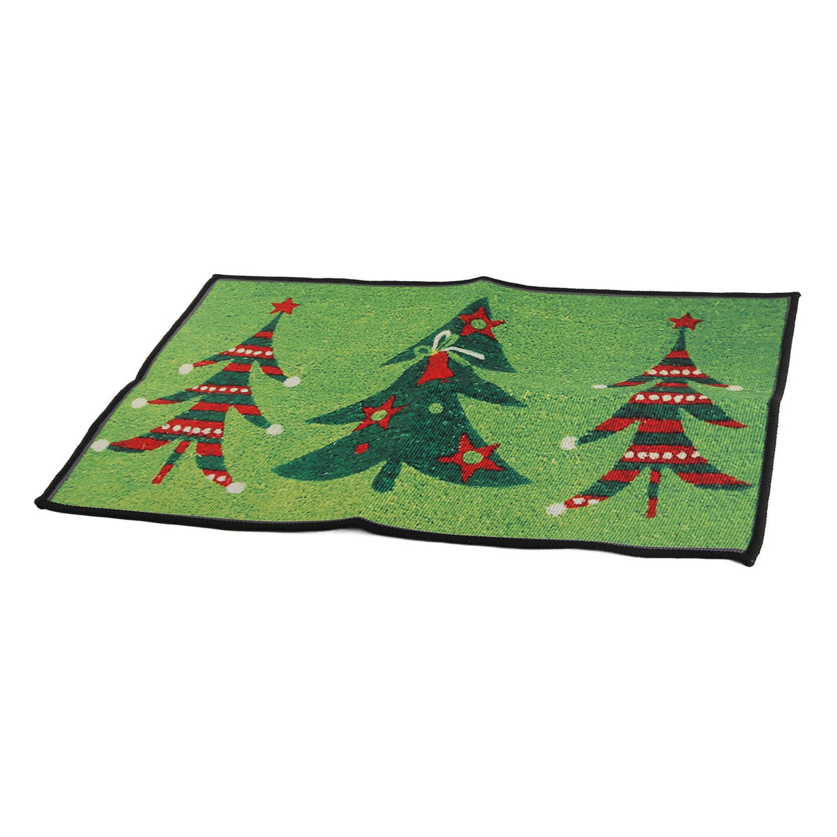 Christmas Doormat Xmas Flannel Floor Mat Merry Christmas Home Entrance Door Mat Anti Slip Floor Rug for Living Room