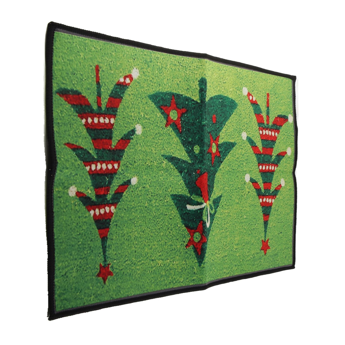 Christmas Doormat Xmas Flannel Floor Mat Merry Christmas Home Entrance Door Mat Anti Slip Floor Rug for Living Room