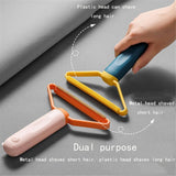 3 Pcs Double Headed Hair Removal Brush Hair Remover Manual Sofa Pet Hair Removal Suction Brush Does Not Hurt Clothes