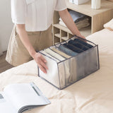 Wardrobe Clothes Organizer Closet Storage Baskets Save Space Clothing Storage Box Portable Storage Containers for Bedroom