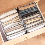 Wardrobe Clothes Organizer Closet Storage Baskets Save Space Clothing Storage Box Portable Storage Containers for Bedroom - Low Angle