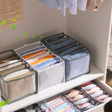 Wardrobe Clothes Organizer Closet Storage Baskets Save Space Clothing Storage Box Portable Storage Containers for Bedroom - Extra Image
