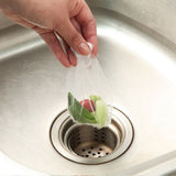 200 Pcs Sink Strainer Bag Sink Filter Net with Storage Case Sink Mesh Bag for Kitchen Waste Garbage