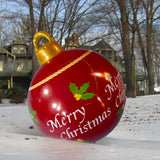 Christmas Inflatable Ball Blow Up Yard Decoration for Halloween Party Indoor Outdoor Yard Garden - 45-Degree Angle
