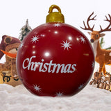 Christmas Inflatable Ball Blow Up Yard Decoration for Halloween Party Indoor Outdoor Yard Garden - Rear View