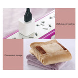 5V USB Heated Blanket Electric Throw Blanket Warm Hand Knee Heating Blanket Flannel Heated Blanket for Office Lunch Break