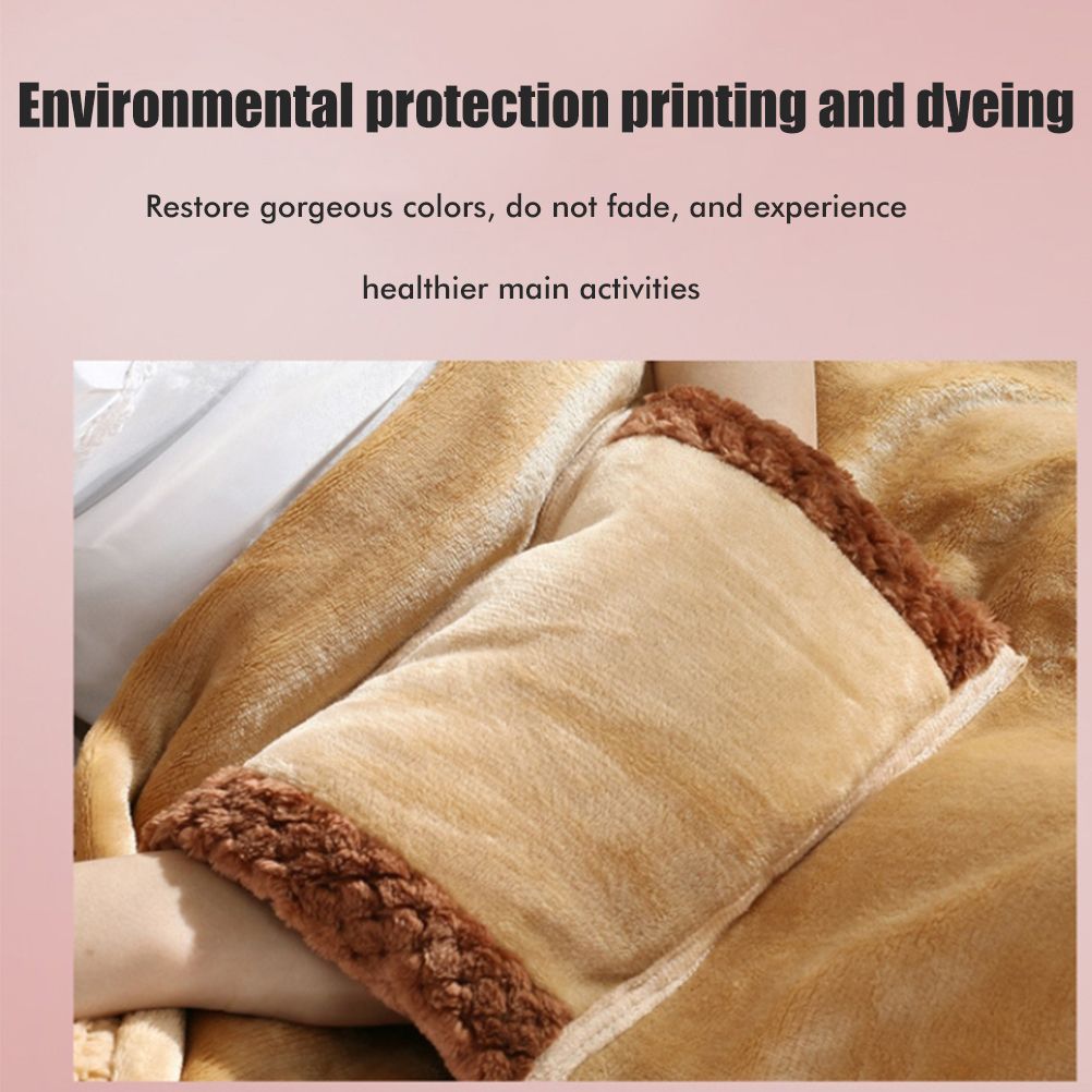 5V USB Heated Blanket Electric Throw Blanket Warm Hand Knee Heating Blanket Flannel Heated Blanket for Office Lunch Break