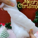 1 Pcs Christmas Tree DIY Silicone Candle Mold for Soap Cake Decorating Festival Craft Making Home Decoration Candle Making Supplies - 45-Degree Angle