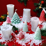 1 Pcs Christmas Tree DIY Silicone Candle Mold for Soap Cake Decorating Festival Craft Making Home Decoration Candle Making Supplies