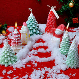 1 Pcs Christmas Tree DIY Silicone Candle Mold for Soap Cake Decorating Festival Craft Making Home Decoration Candle Making Supplies - Extra Image