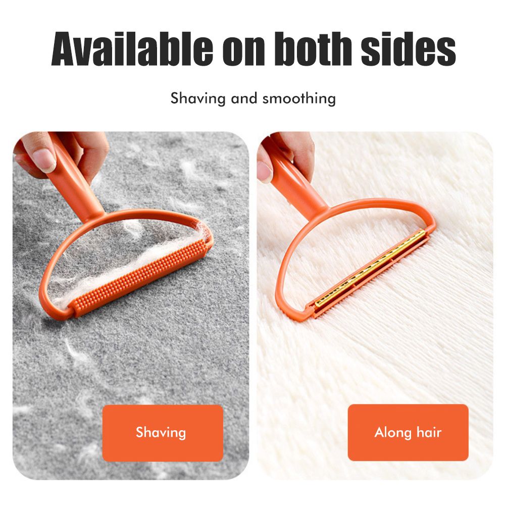 Portable Lint Remover for Clothes Blankets Manual Fuzz Shaver Reusable Double Sided Lint Remover Brush
