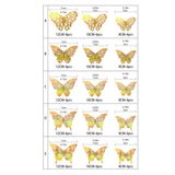 12pcs/set 3D Butterfly Wall Stickers Hollow Butterfly Decoration DIY Art Decor Crafts for Bedroom and Living Room Decor