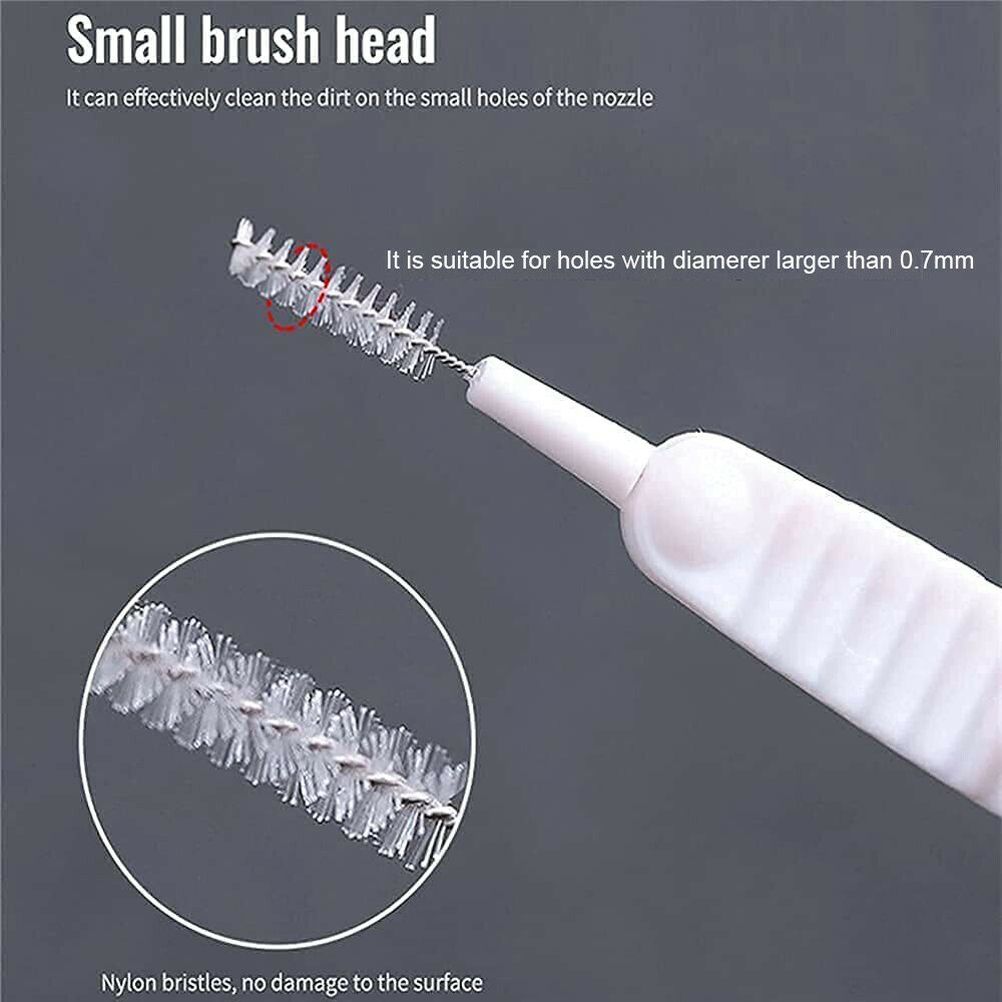30Pcs Shower Nozzle Cleaning Brush Anti Clogging for Shower Head Cleaning Brush for Pore Clean with Non Slip Handle
