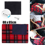 USB Electric Heated Blanket Car Office Warm Blanket Heater Winter Home Knee Pad Warmer Heating Carpet