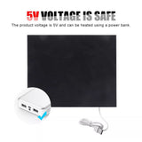 USB Electric Heated Blanket Car Office Warm Blanket Heater Winter Home Knee Pad Warmer Heating Carpet