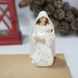 Christmas Nativity Figures Ornaments Resin Craft Traditional Nativity Scene Figures Resin Figures Statue Christ Birth of Jesus Ornaments
