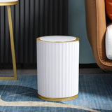 Smart Sensor Trash Waterproof Kitchen Bathroom Sensor Bin with Lid Large Capacity Garbage Waste Bin for Office and Bedroom - Top-Down View