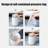Smart Sensor Trash Waterproof Kitchen Bathroom Sensor Bin with Lid Large Capacity Garbage Waste Bin for Office and Bedroom