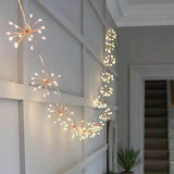 USB Fairy Lights 100LEDs Firework String Lights Christmas LED Fairy String Lights Bedroom Party Wedding Festival Decor